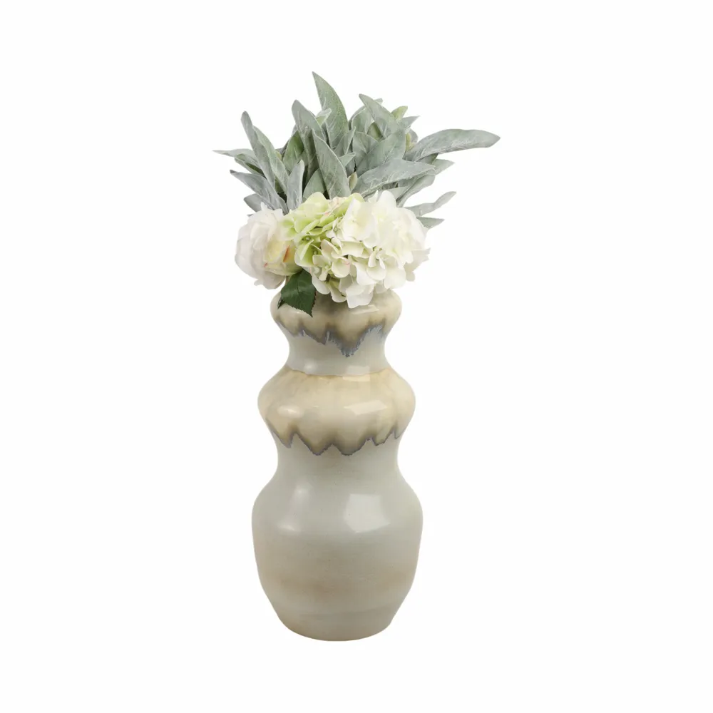 CHASEBURN GRAY VASE 19 (IN)