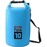 10L WATERPROOF DRY BAG WITH DETACHABLE STRAP - WATERCOLOR TURTLES 1