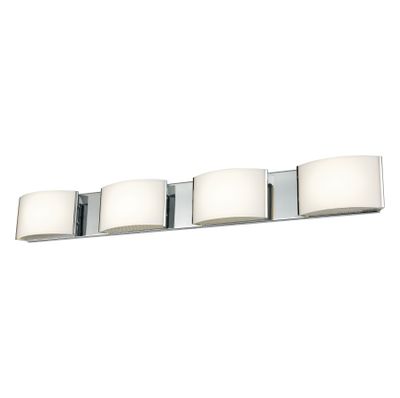 Pandora 34.5″ Wide 4-Light Vanity Light - Chrome