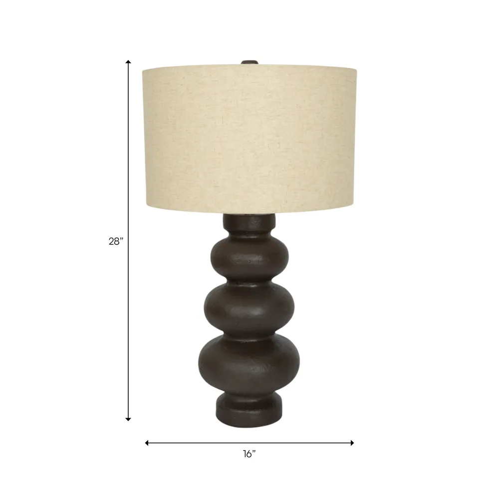 BERGENSIDE IVORY LAMP 29 (IN)