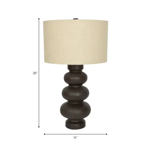 BERGENSIDE IVORY LAMP 29 (IN) 10
