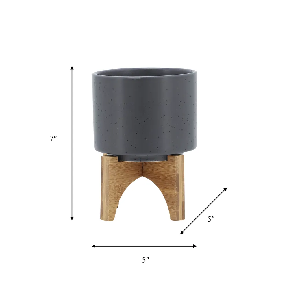 NORMAHAVEN GRAY PLANTER 7 (IN)