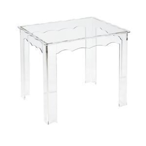 Jacobs Nesting Table - Set of 3 Square Clear 3