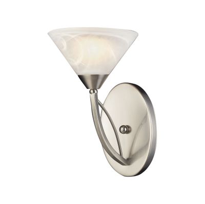 Elysburg 12″ High 1-Light Sconce - Satin Nickel
