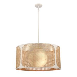 Coastal Breeze 27'' Wide 1-Light Chandelier - White Coral 1