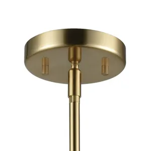 Delphine 16'' Wide 12-Light Chandelier - Satin Brass 3