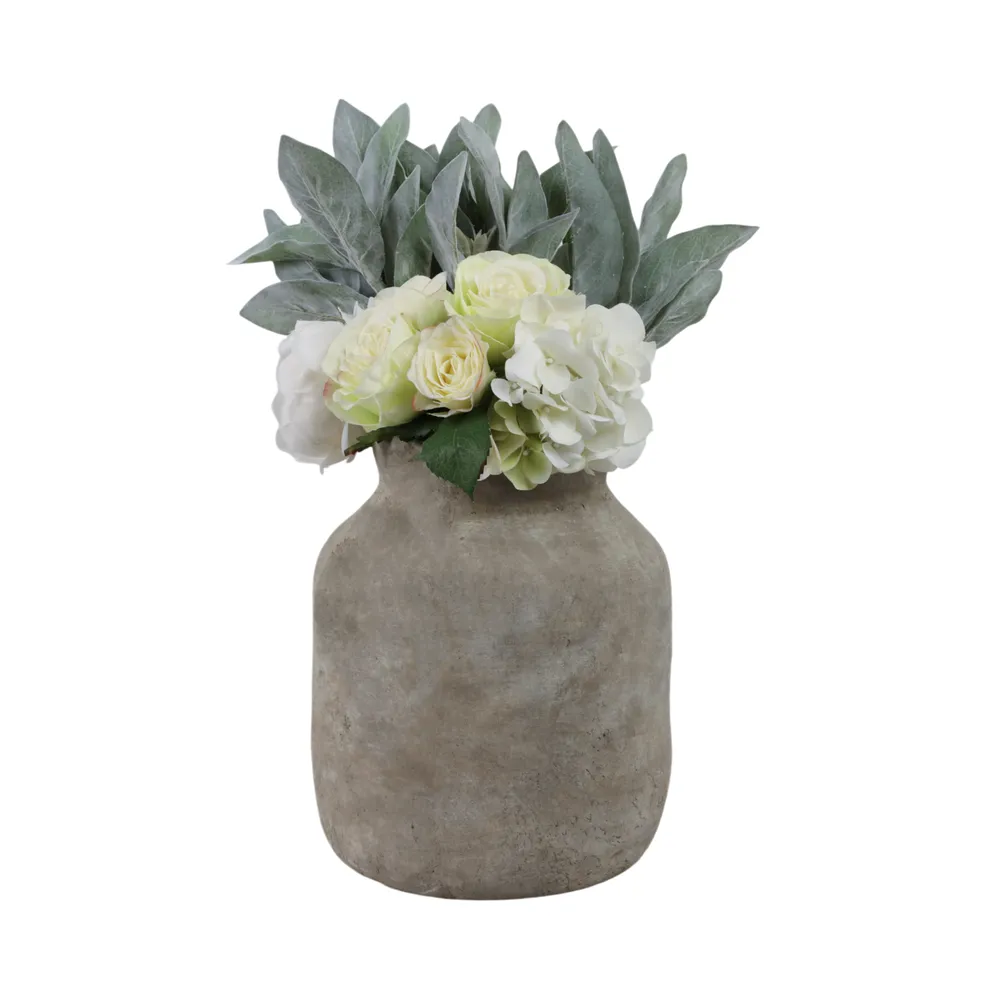 CHILTONLAKE GRAY VASE 12 (IN)