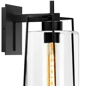 Cere Outdoor 18.5'' High 1-Light Sconce - Matte Black 3
