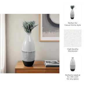 DALEYWICK GRAY VASE 22 (IN) 10