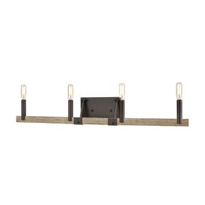 Transitions 32″ Wide 4-Light Vanity Light - Oil Rubbed Bronze 1