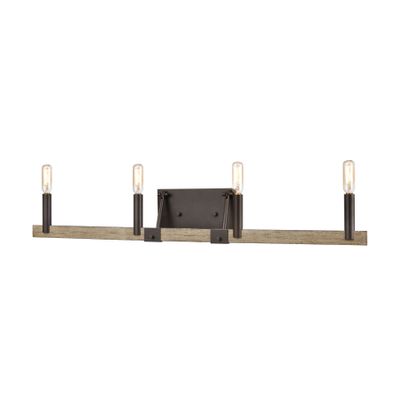 Transitions 32″ Wide 4-Light Vanity Light - Oil Rubbed Bronze