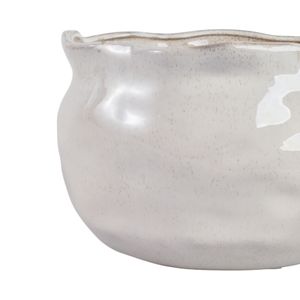 DRAPERSTONE SET OF 2 WHITE PLANTER 9 (IN) 5