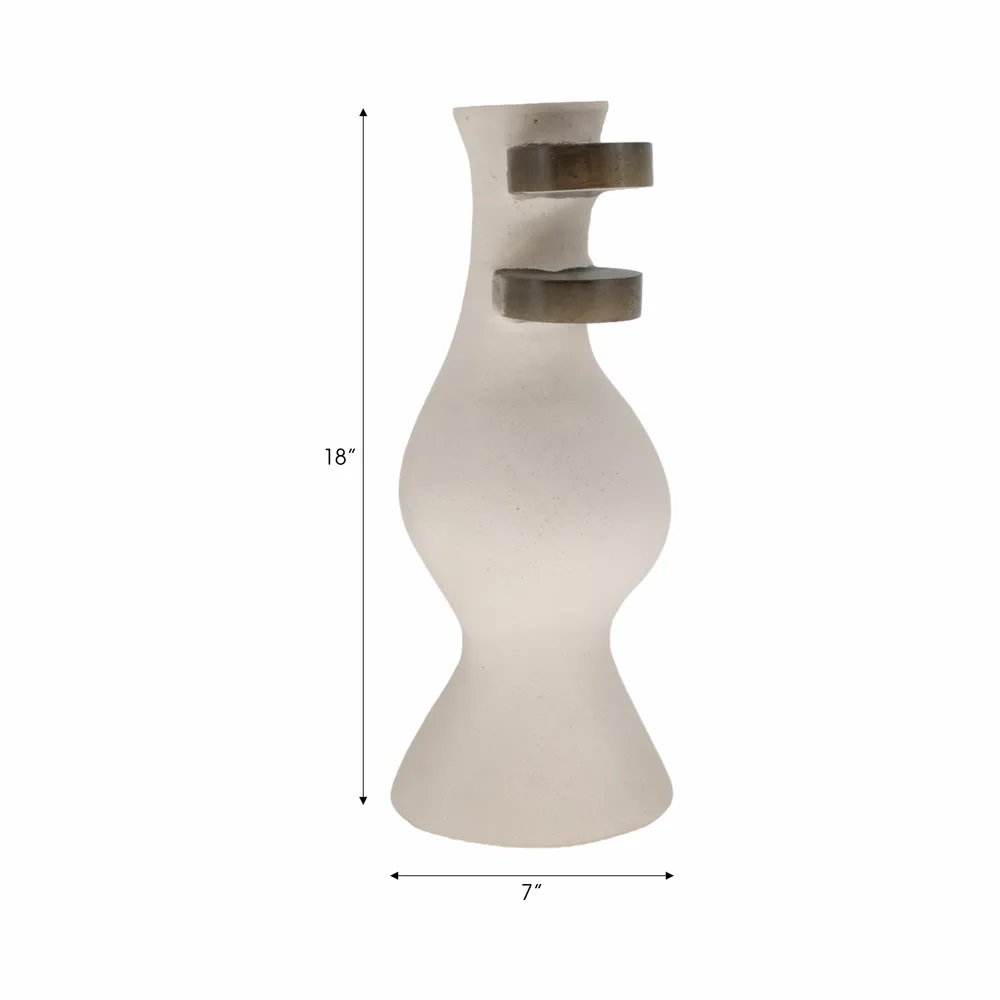 ROMANDALE IVORY VASE 18 (IN)