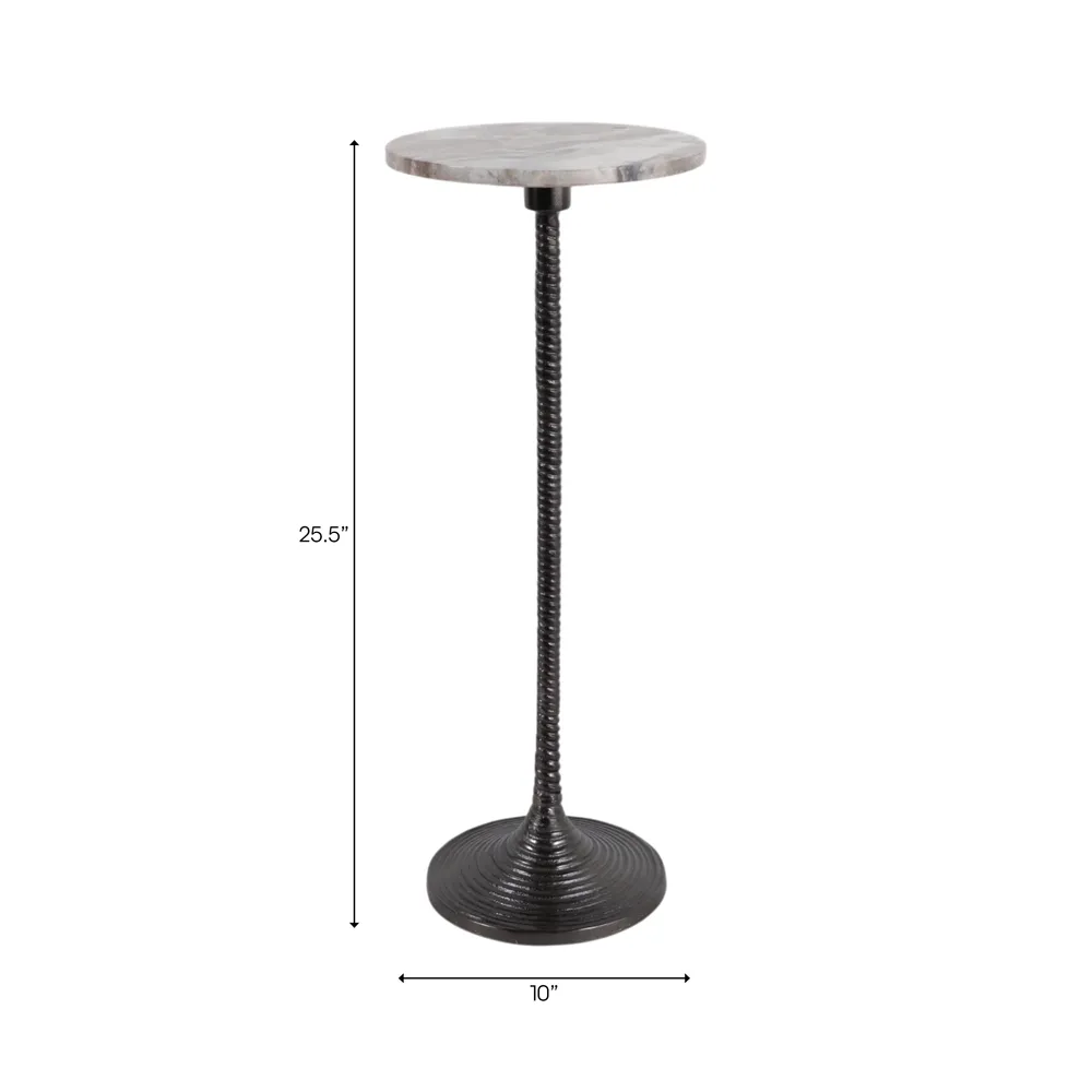 FALTONLEY GRAY ACCENT TABLE 26 (IN)