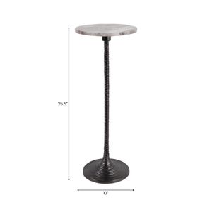 FALTONLEY GRAY ACCENT TABLE 26 (IN) 8