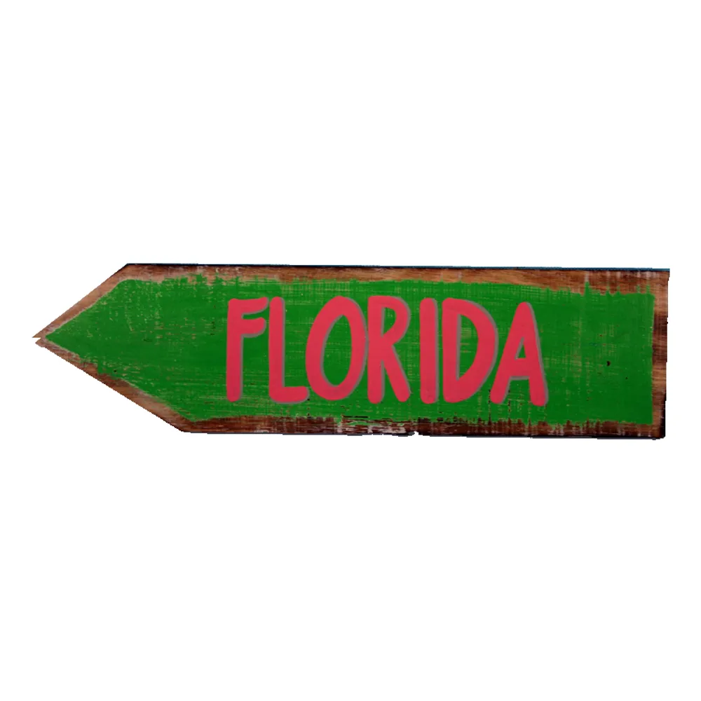 18-1/4" FLORIDA ARROW SIGN