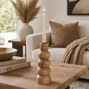 DALEYWIND BROWN CANDLE HOLDER 8 (IN) 9