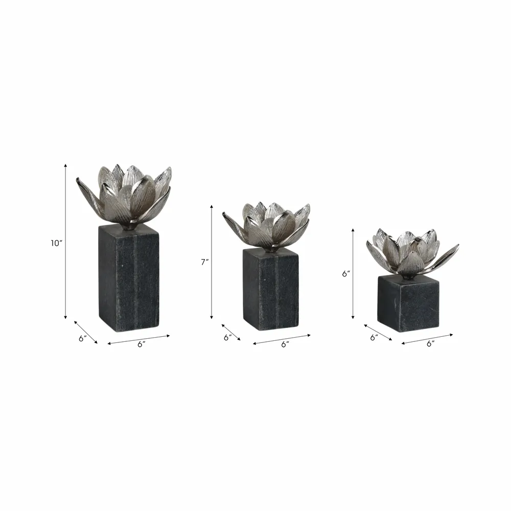 RUTH SET OF 3 BRONZE DECOR 10 (IN)