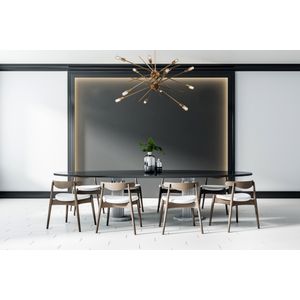 Xenia 42'' Wide 12-Light Chandelier - Matte Gold 5