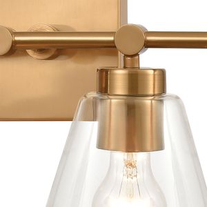 East Point 33'' Wide 4-Light Vanity Light - Satin Brass 4