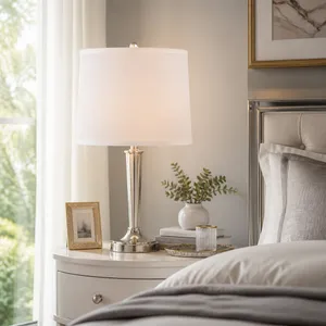 POLYLINEN, 15X16X11" LAMP SHADE, WHITE KD 2