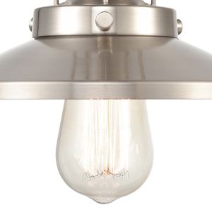 English Pub 8'' High 1-Light Sconce - Satin Nickel 5
