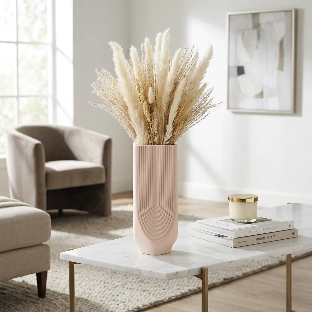GARNETTMOOR PINK VASE 13 (IN)
