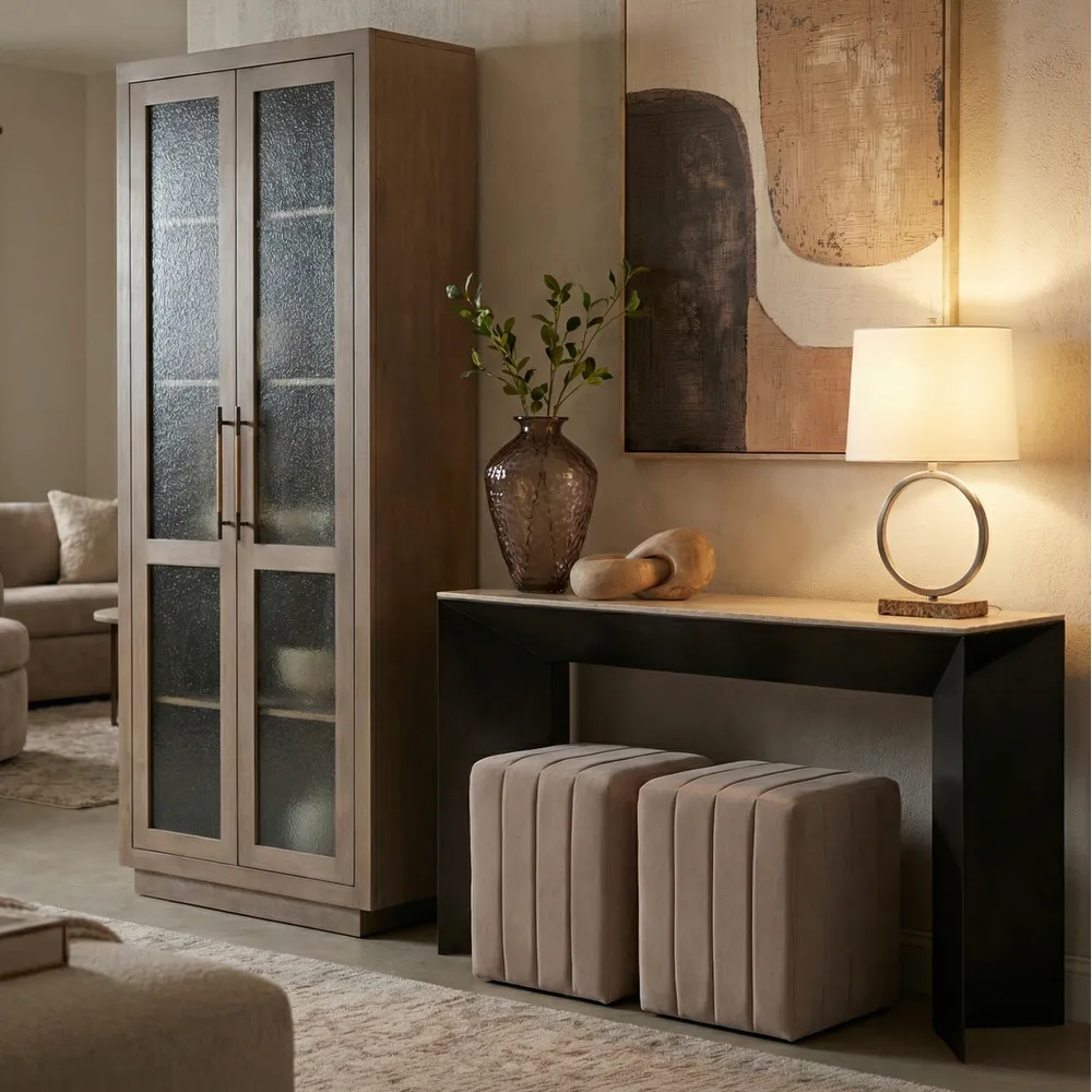 KNOXHAM BROWN CABINET 81 (IN)