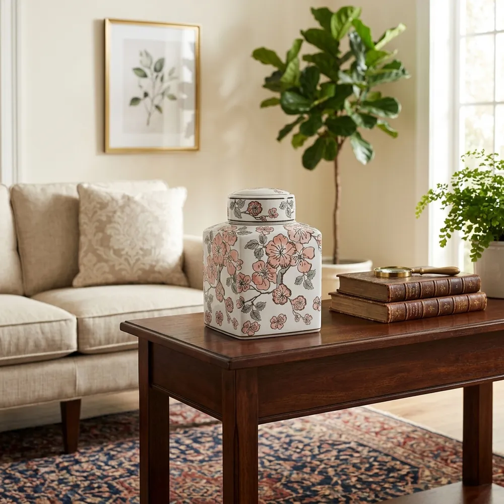 HARRISGATE BROWN CHINOISERIE 8 (IN)