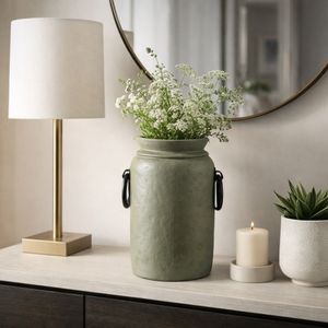 RAEHOLM GREEN VASE 16 (IN) 11