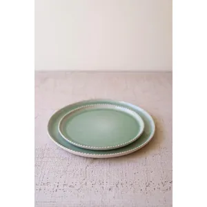 Set of 3 Sea Mist Ceramic Dinner Plate, Salad Plate and Bowl 3