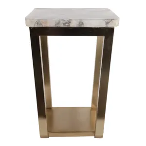 ADLERBURN WHITE TABLE 25 (IN) 3