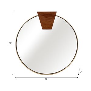 HARLANLEY GOLD MIRROR 32 (IN) 8