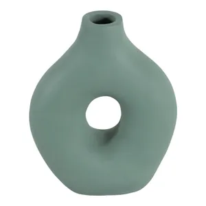 ELROYSHAW GREEN VASE 15 (IN) 6