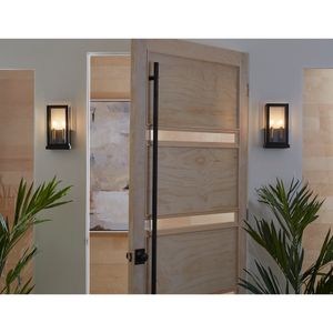 Foundation 13'' High 2-Light Outdoor Sconce - Matte Black 5