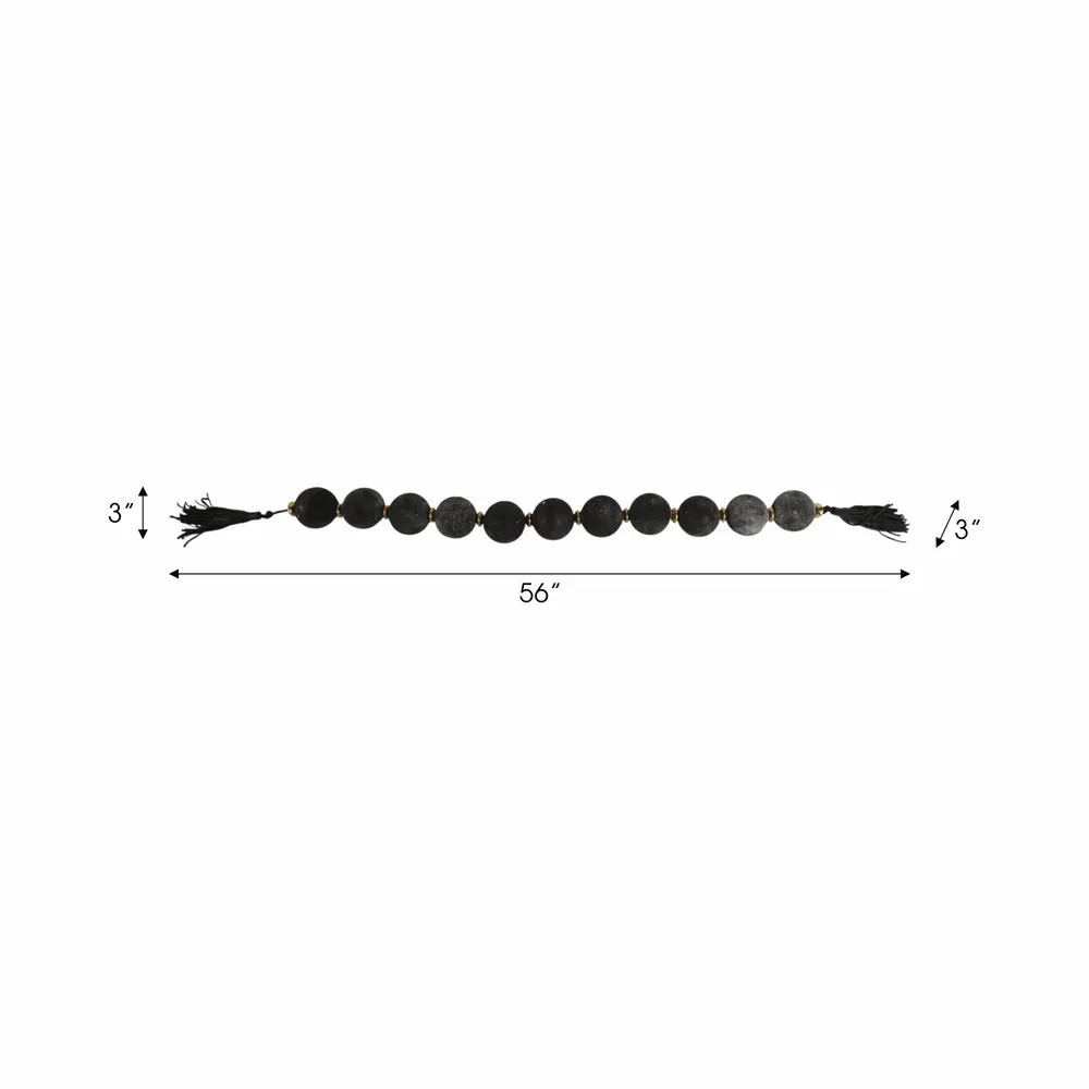 CALVINDALE BLACK BEAD 3 (IN)