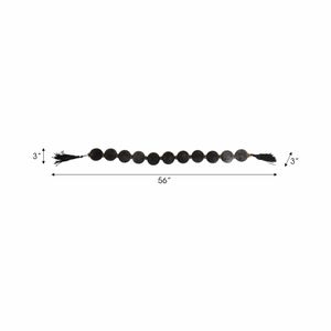 CALVINDALE BLACK BEAD 3 (IN) 7