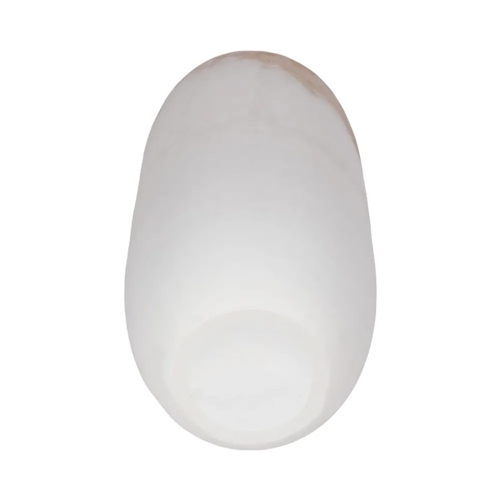 DRAKELEY TAN GLASS VASE 19 (IN)