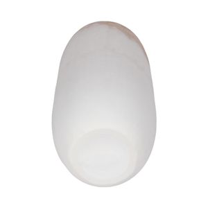 DRAKELEY TAN GLASS VASE 19 (IN) 7