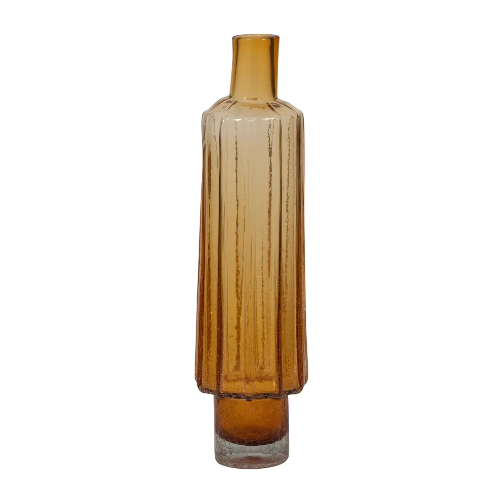 VINSON ORANGE GLASS VASE 20 (IN)
