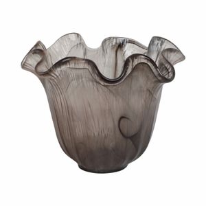 EATONDALE BROWN GLASS VASE 11 (IN) 4