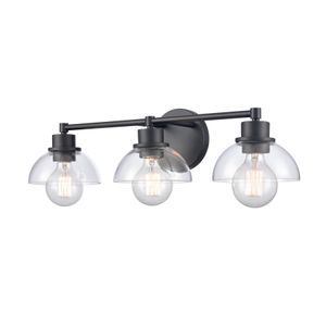 Julian 24'' Wide 3-Light Vanity Light - Matte Black 3