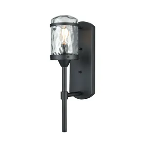 Torch 17″ High 1-Light Outdoor Sconce - Charcoal Black 1