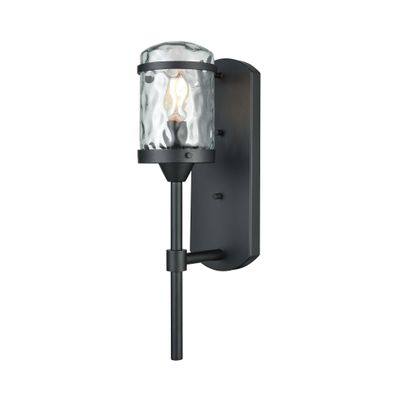 Torch 17″ High 1-Light Outdoor Sconce - Charcoal Black