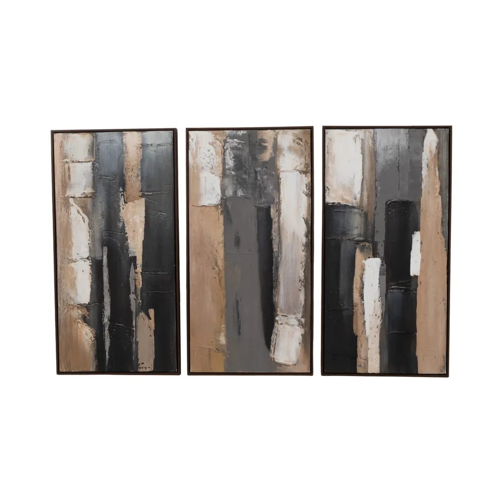 FARGOLAND SET OF 3 BLACK ART 40 (IN)