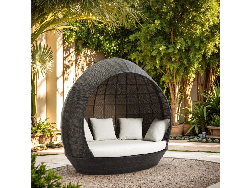 Marisol Beach Daybed Brown & Beige 2
