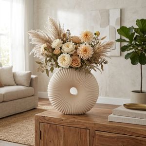 BERGENROSE IVORY VASE 9 (IN) 11