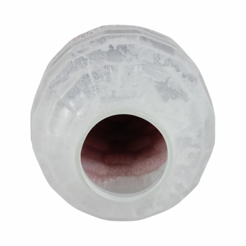 BRAMHOLM PINK GLASS VASE 16 (IN)