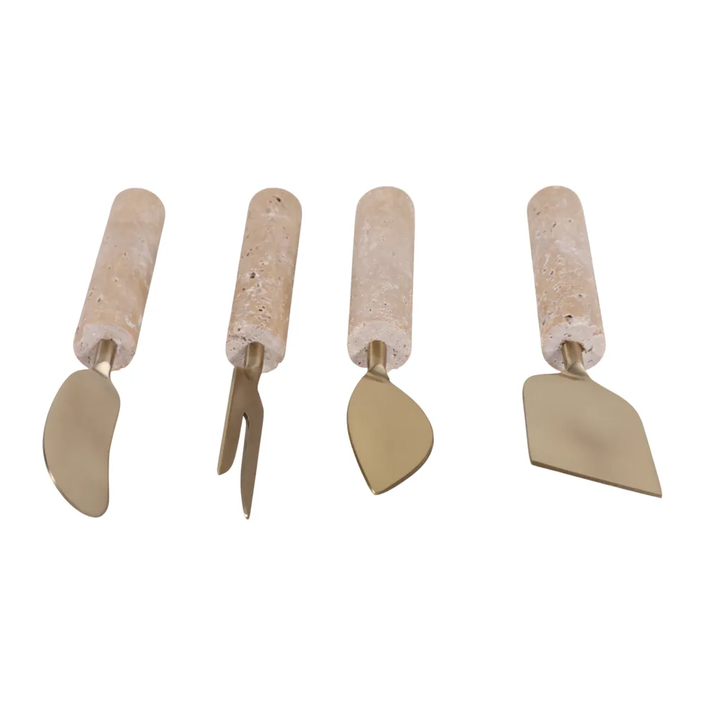BARCLAYPARK SET OF 4 TAN SERVEWARE 8 (IN)