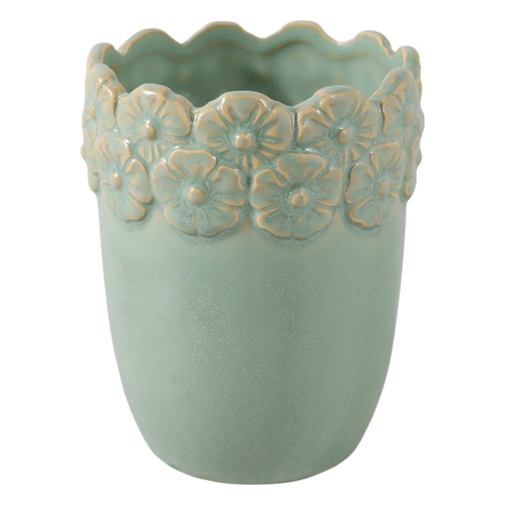DUNBARMILL GREEN PENCIL CUP 5 (IN)